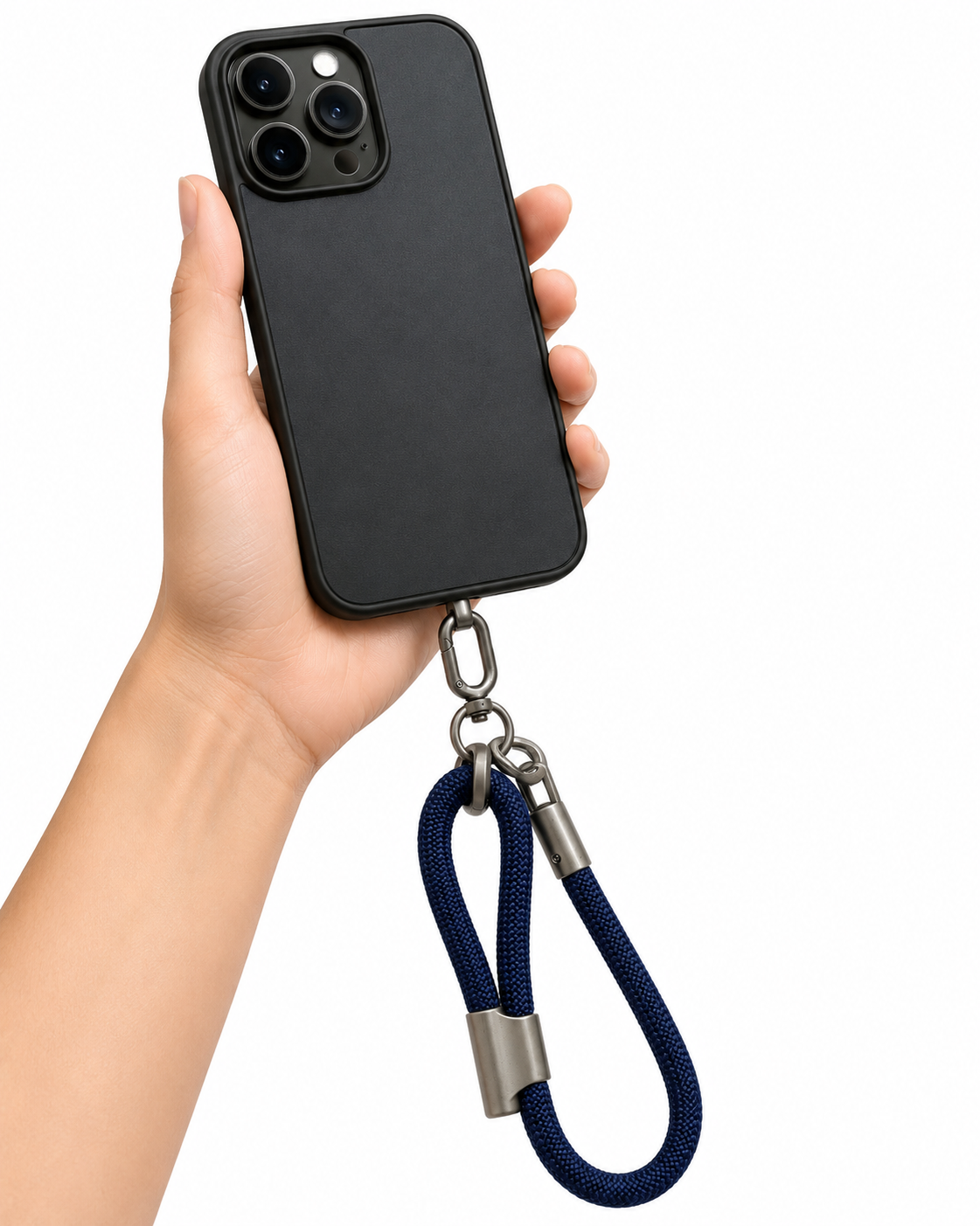 Plain Wrist Lanyards (Navy Blue)