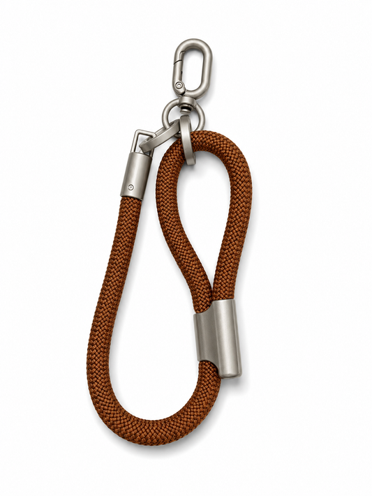 Plain Wrist Lanyards (Brown)