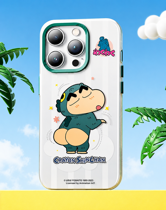 Shinchan Bare ASS Designer Case For iPhone 15 Pro Max (White)