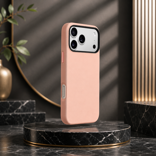 KZDOO MAG NOBLE PU Leather Case For iPhone 17 Pro Max / 18 Pro Max (L.Pink) (Code:4843)