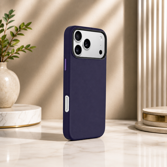 KZDOO MAG NOBLE PU Leather Case For iPhone 17 Pro Max / 18 Pro Max (Purple) (Code:4844)