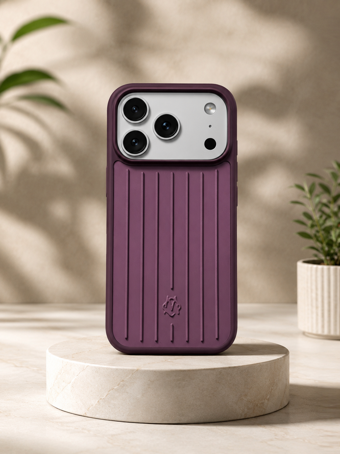 Aluminium Phone Case For iPhone 17 Pro Max / 18 Pro Max (Dark Cherry)