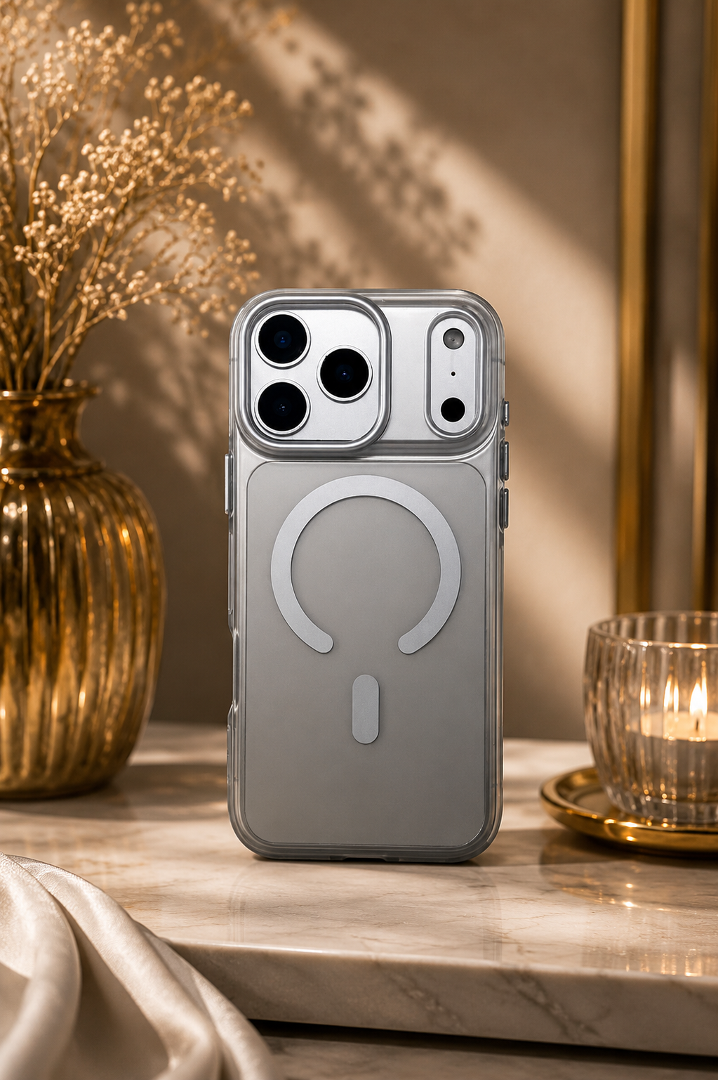 Santa Barbara Polo AUGUS Series Case For iPhone 17 Pro Max / 18 Pro Max (Grey)