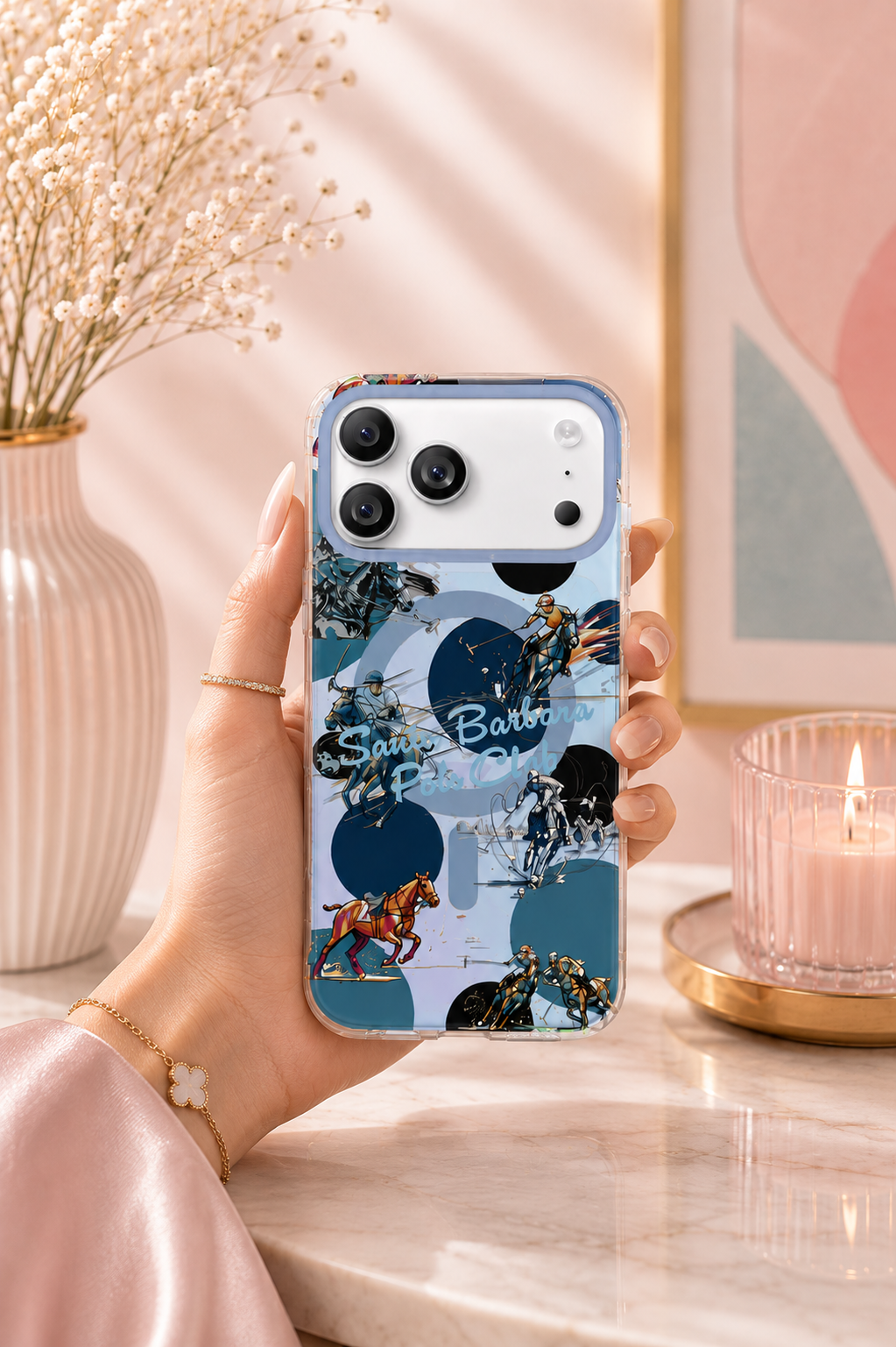 Santa Barbara Polo HYGGE Series Case For iPhone 17 Pro / 18 Pro (Blue)