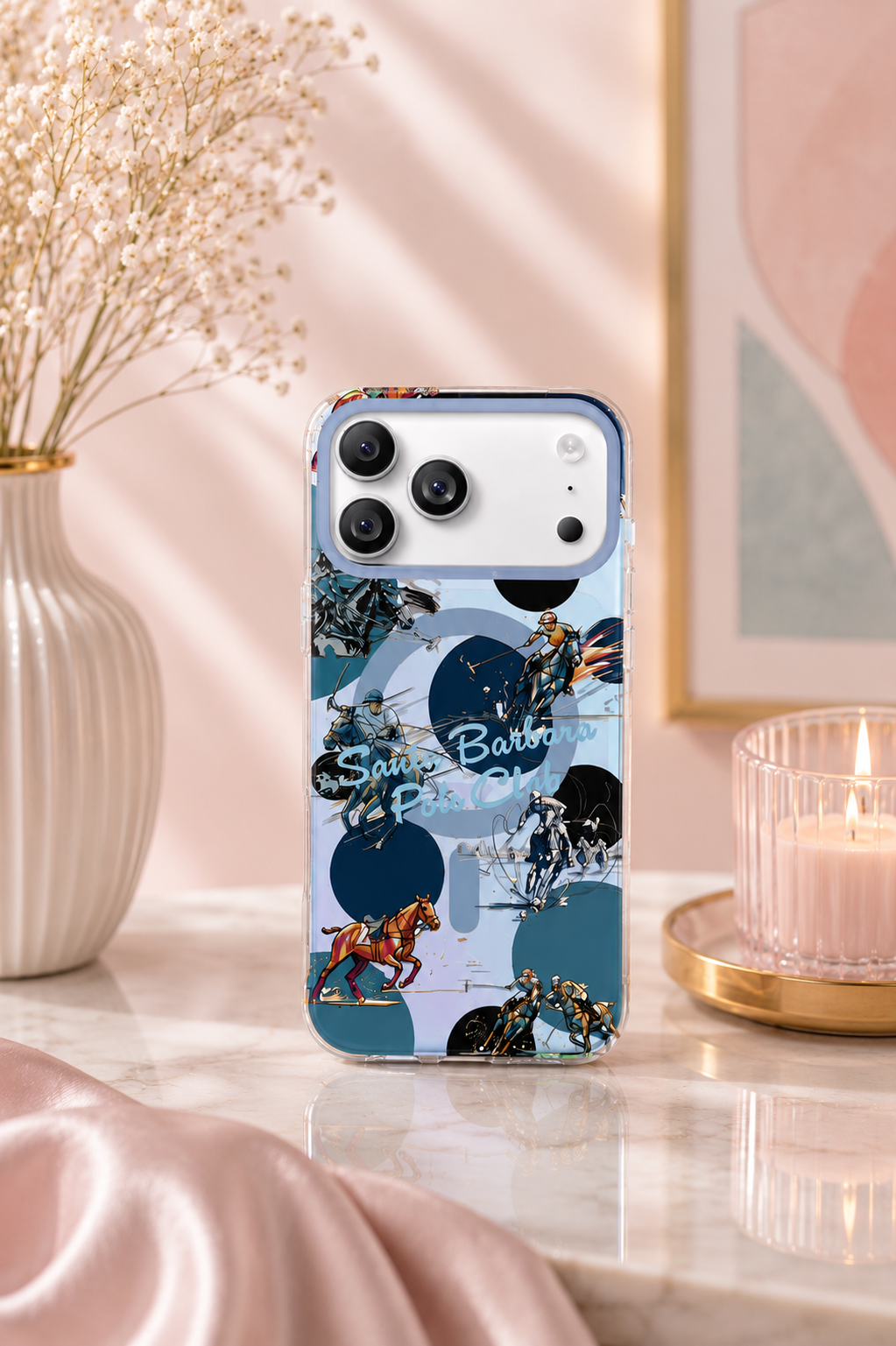 Santa Barbara Polo HYGGE Series Case For iPhone 17 Pro / 18 Pro (Blue)