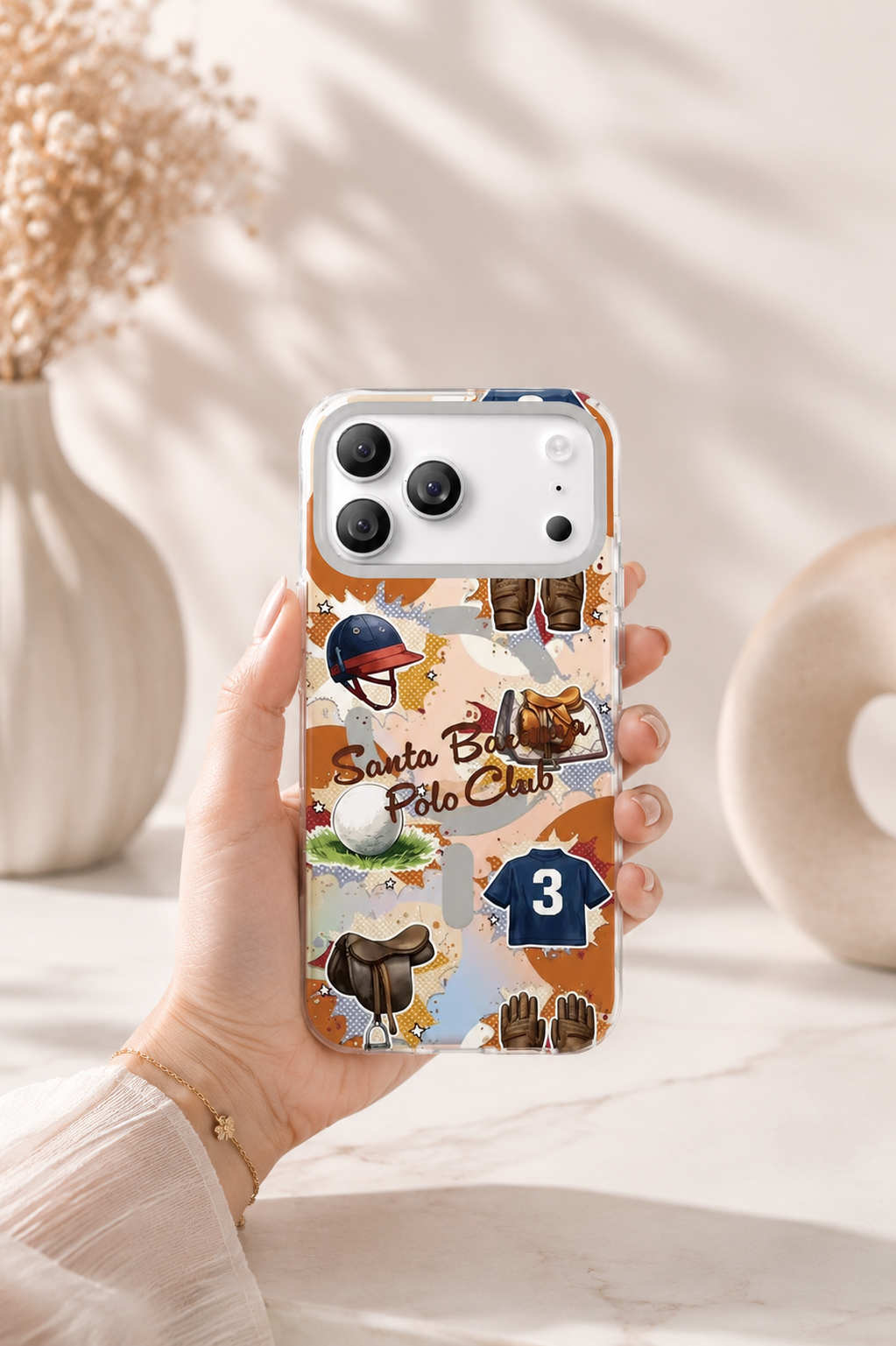 Santa Barbara Polo HYGGE Series Case For iPhone 17 Pro / 18 Pro (Orange)