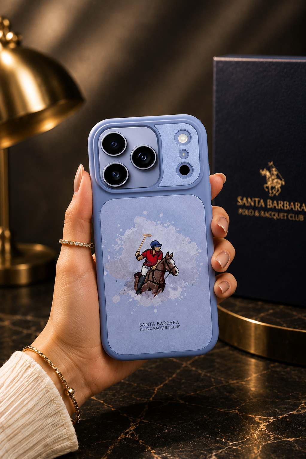 Santa Barbara Polo ICARUS Series Case For iPhone 17 Pro / 18 Pro (Blue)
