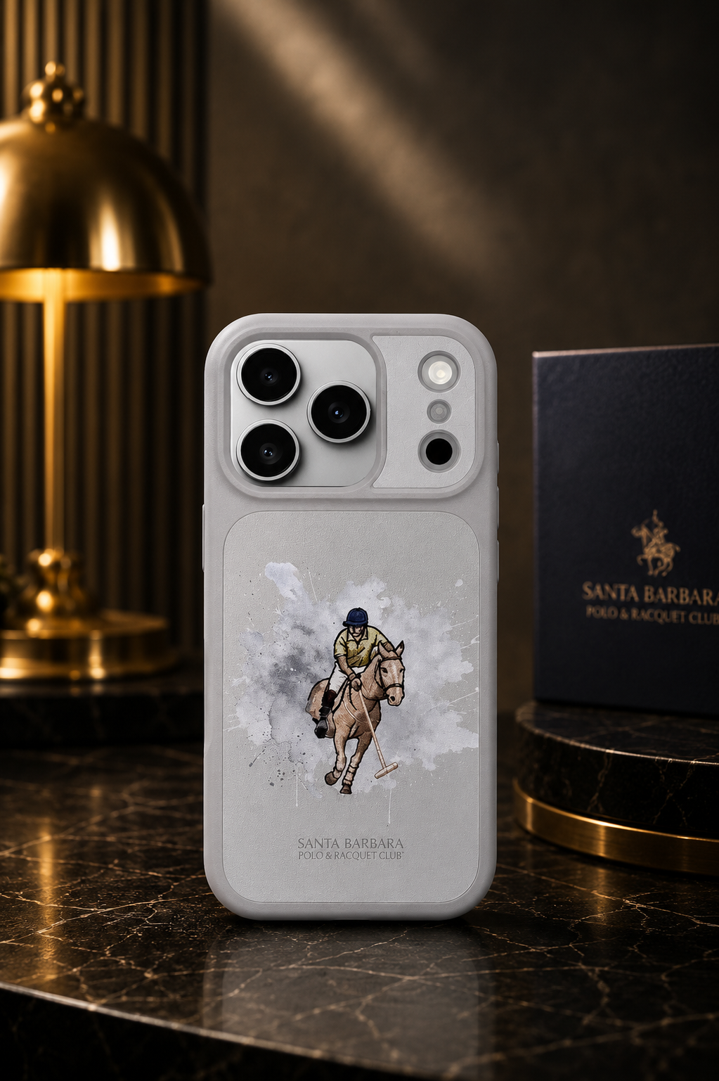 Santa Barbara Polo ICARUS Series Case For iPhone 17 Pro Max / 18 Pro Max (Grey)