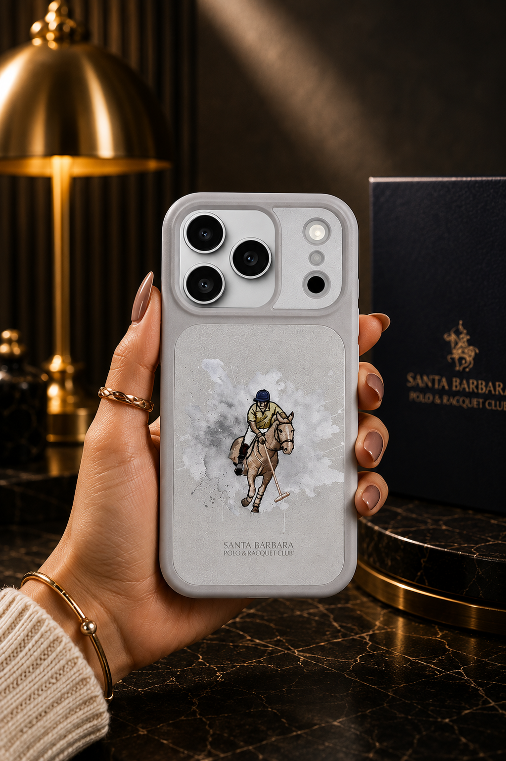 Santa Barbara Polo ICARUS Series Case For iPhone 17 Pro Max / 18 Pro Max (Grey)