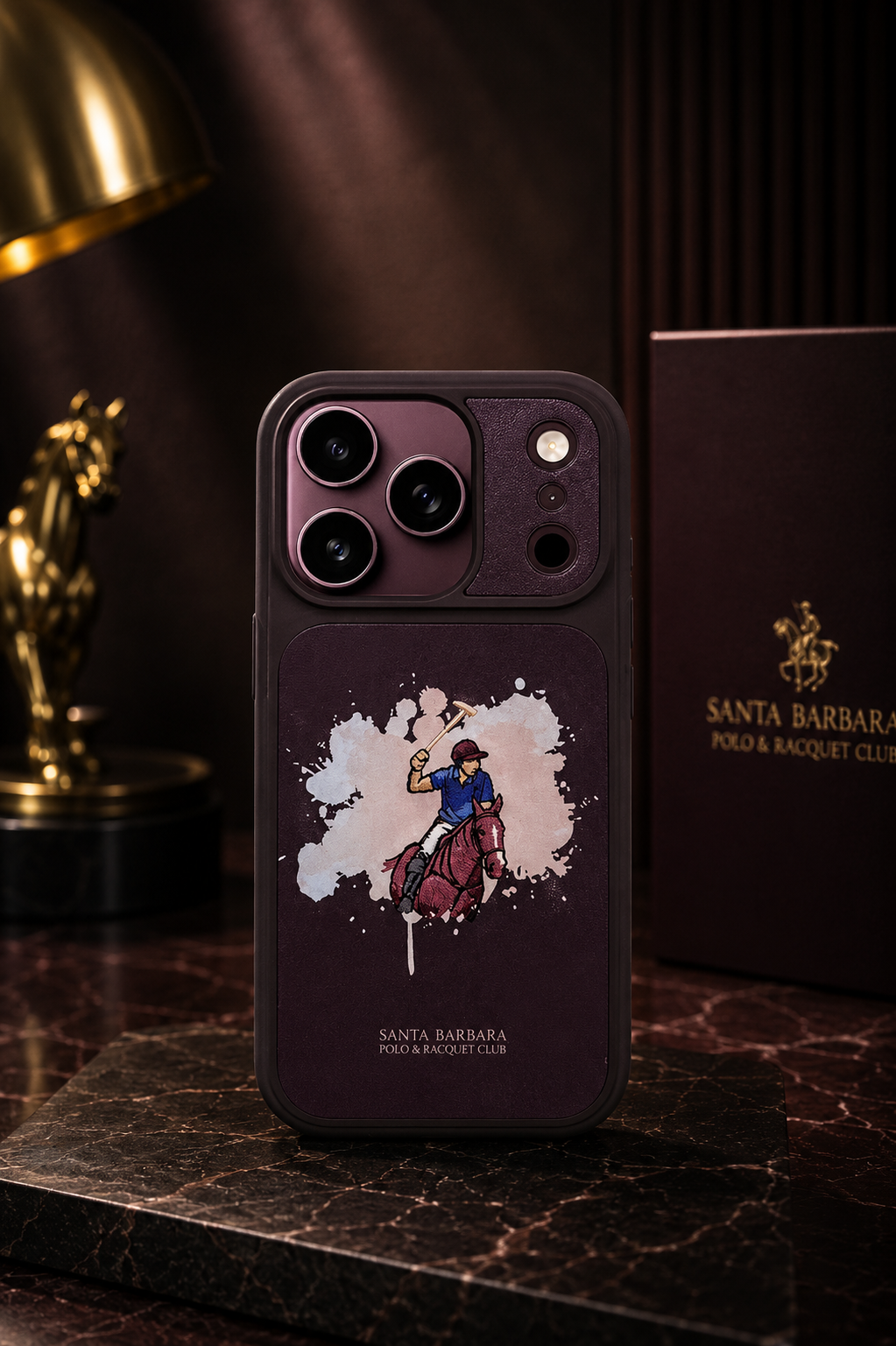 Santa Barbara Polo ICARUS Series Case For iPhone 17 Pro Max / 18 Pro Max (Purple)