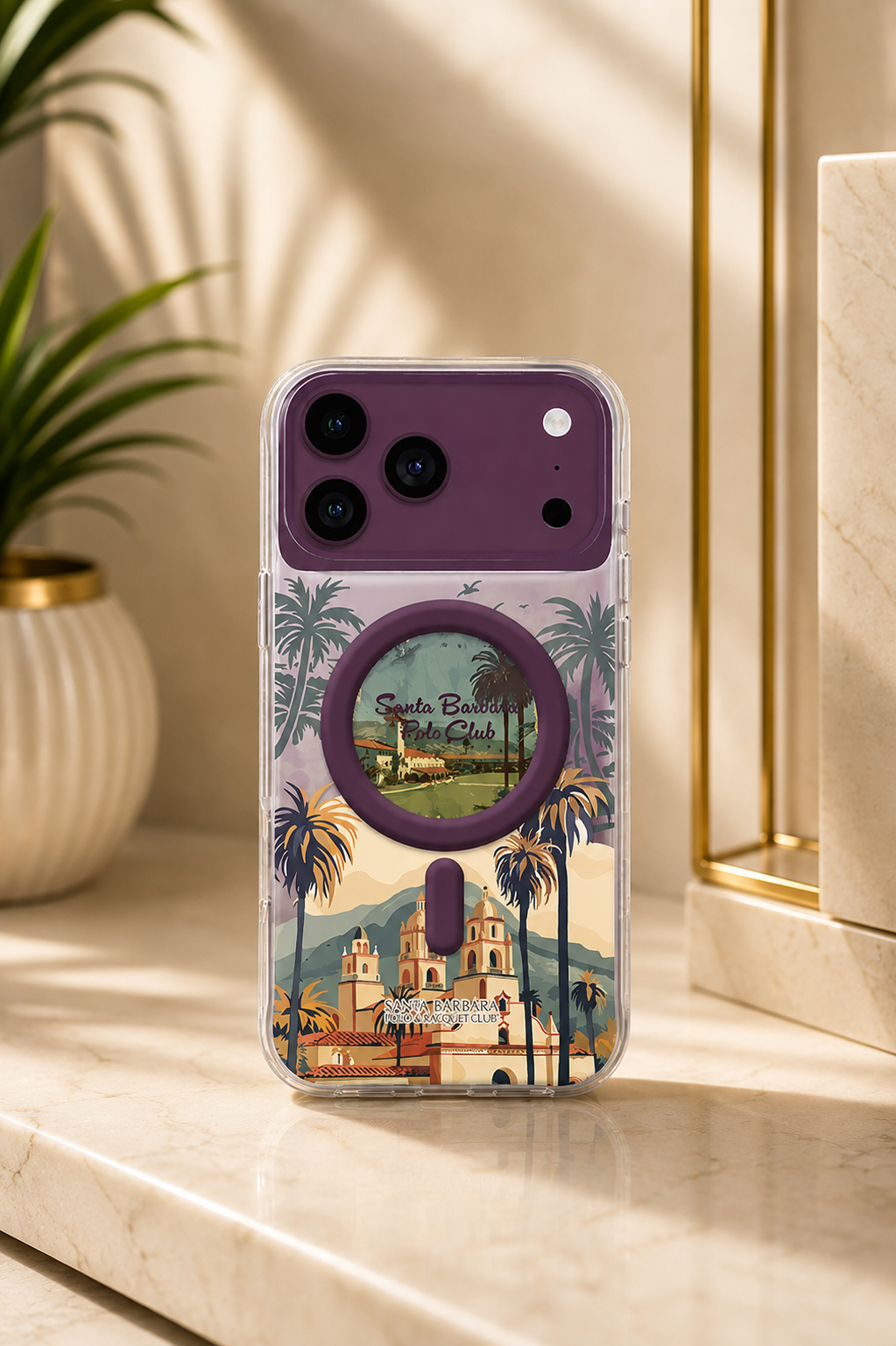 Santa Barbara Polo PRISM Series Case For iPhone 17 Pro Max / 18 Pro Max (Purple)