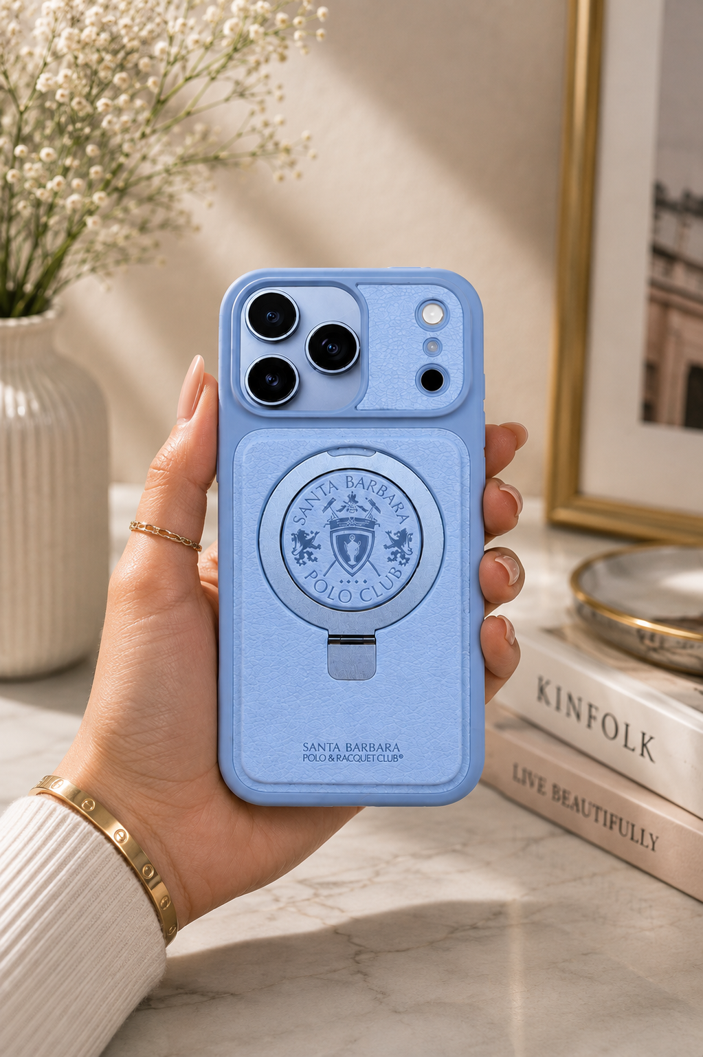 Santa Barbara Polo PRIMO Series Case For iPhone 17 Pro / 18 Pro (Blue)