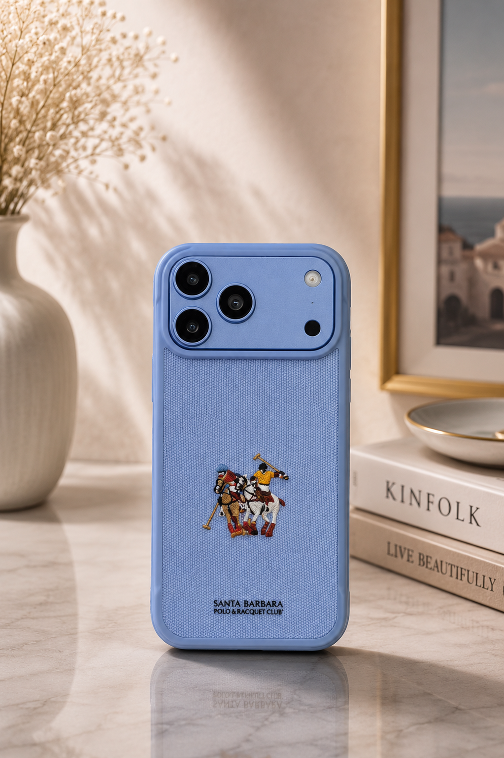 Santa Barbara Polo MYRTLE Series Case For iPhone 17 Pro / 18 Pro (Blue)