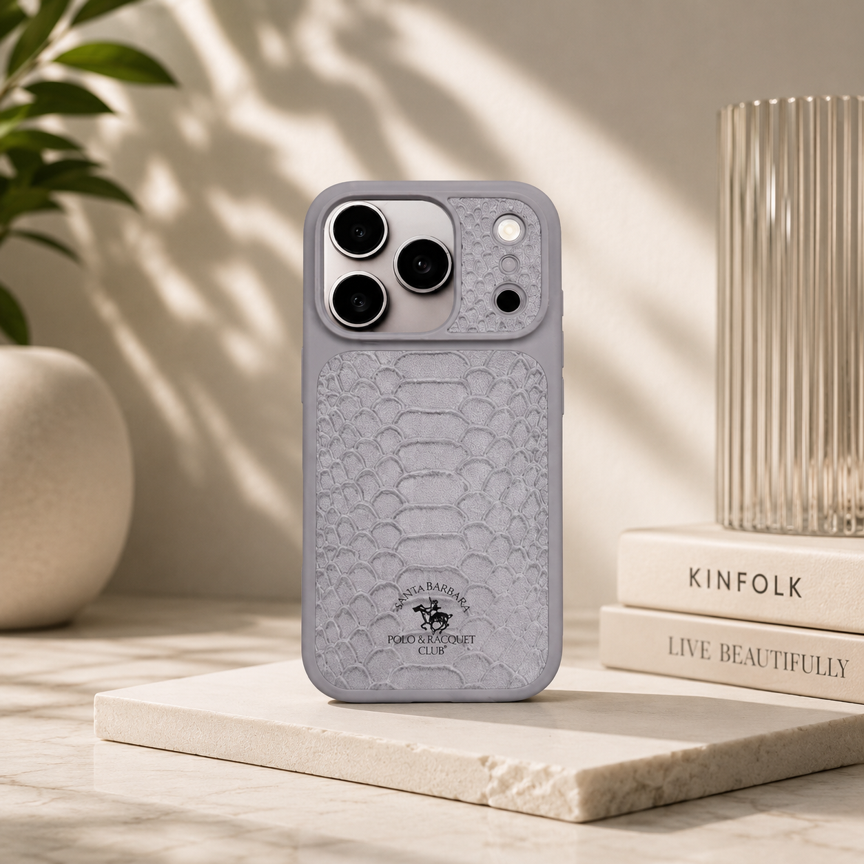 Santa Barbara Polo KNIGHT Series Case For iPhone 17 Pro/ 18 Pro (White)