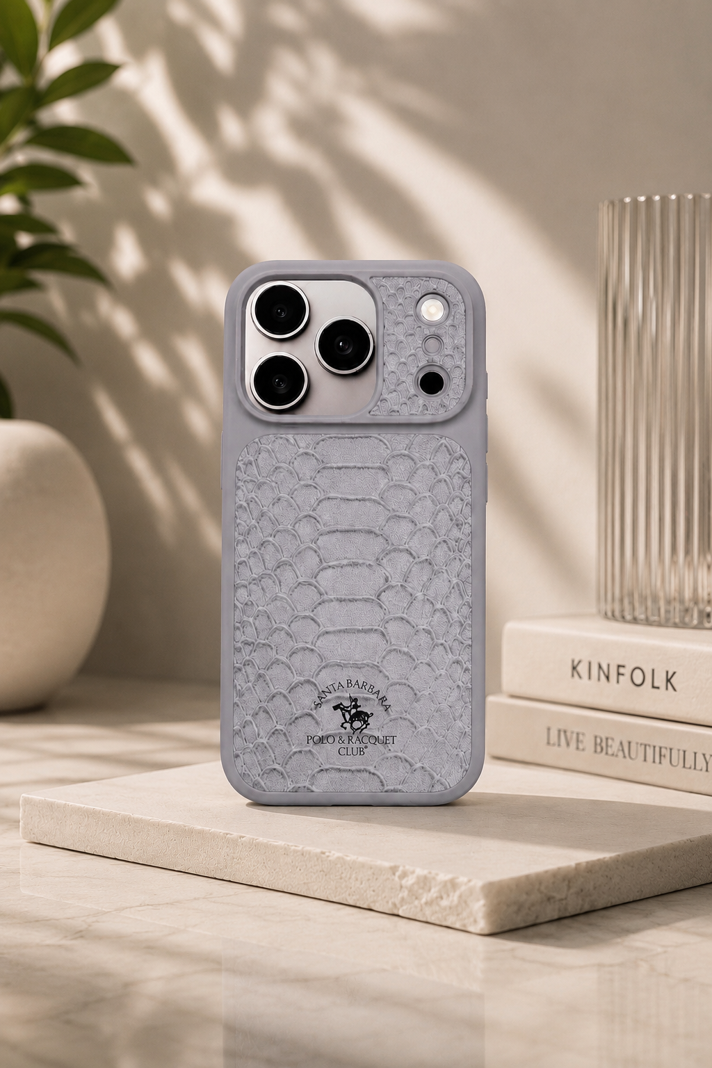 Santa Barbara Polo KNIGHT Series Case For iPhone 17 Pro/ 18 Pro (Grey)