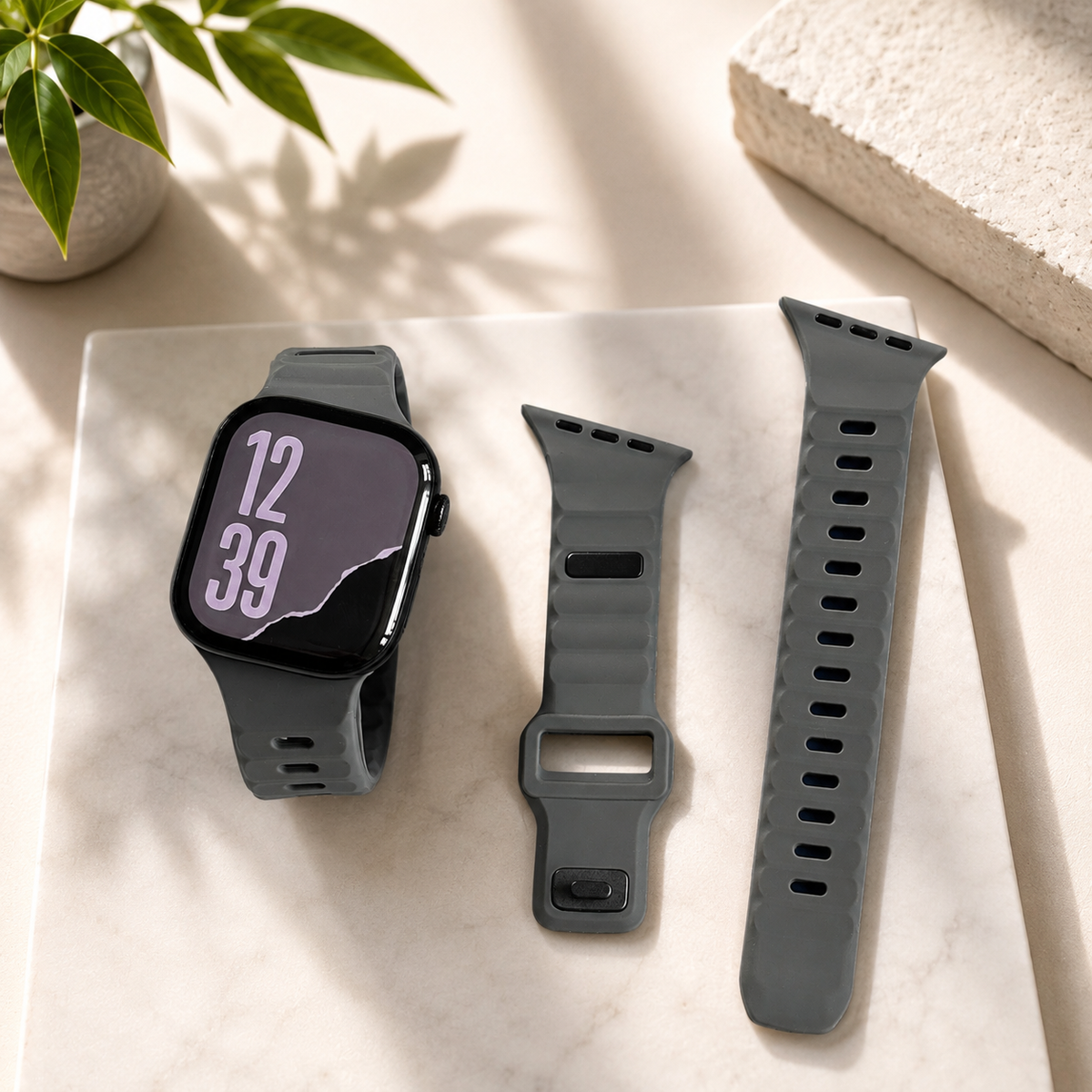 New Style Silicon Watch Band 38/40/41/42 mm (Grey)
