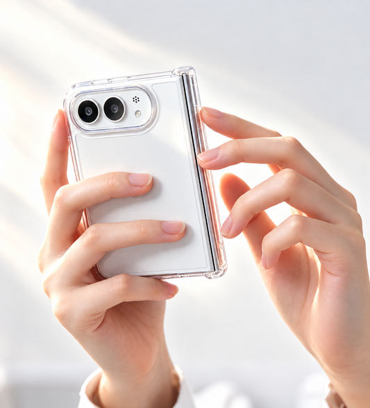 Crystal Clear Case For iPhone 18 Duo (Clear) (Code:5068)
