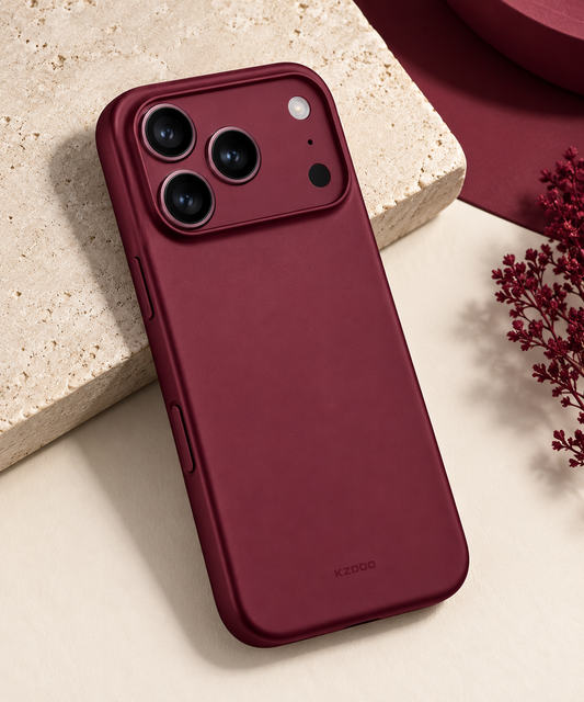 KZDOO Air Skin Ultra Slim Case for iPhone 17 Pro Max / 18 Pro Max (Burgundy) (Code:5144)