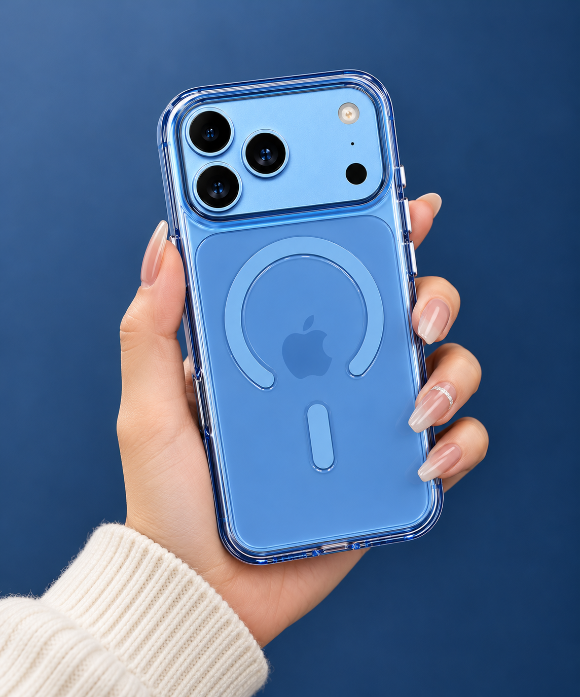 Kzdoo Ice-guard MagSafe Case For iPhone 17 Pro Max / 18 Pro Max (Glacier Blue) (Code:5147)