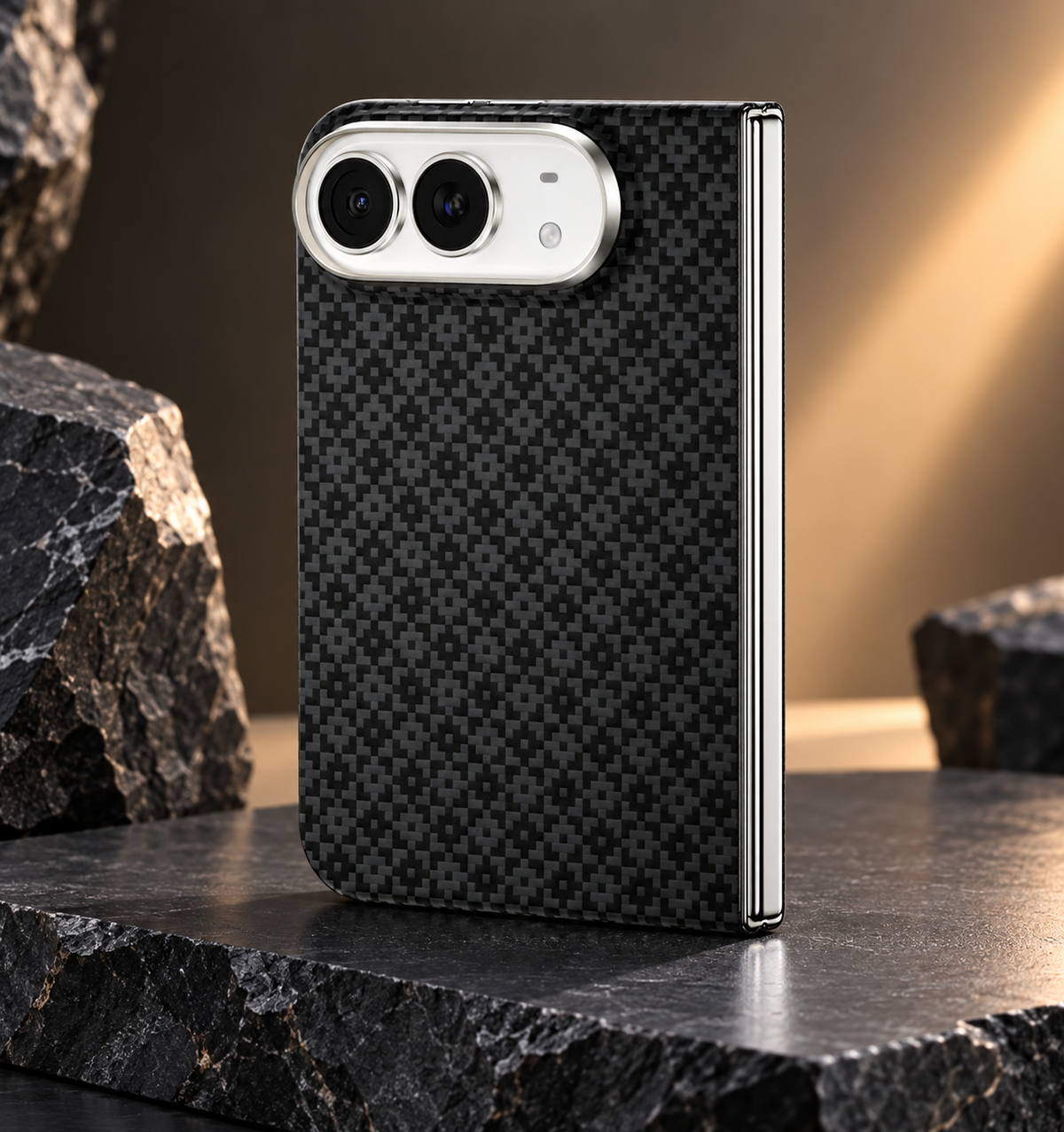Benks ArmorGrid Air Obsidian Black Case built with Kevlar iPhone Duo (Great Combo) (Black) (Code:5249)