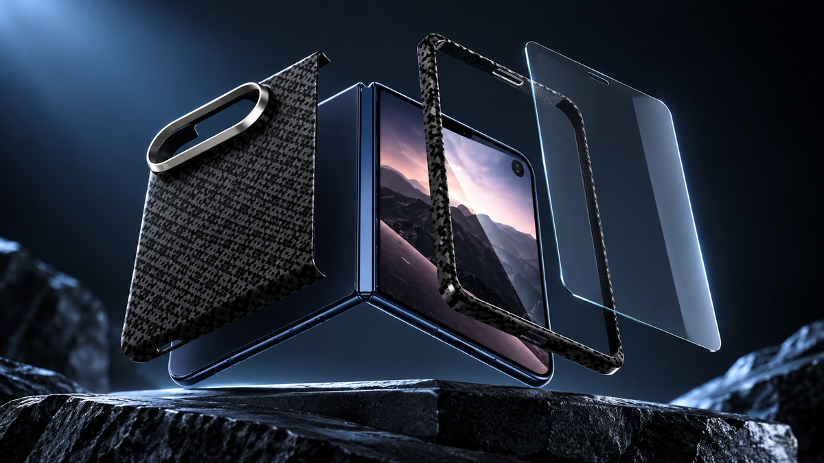 Benks ArmorGrid Air Obsidian Black Case built with Kevlar iPhone Duo (Great Combo) (Black) (Code:5249)