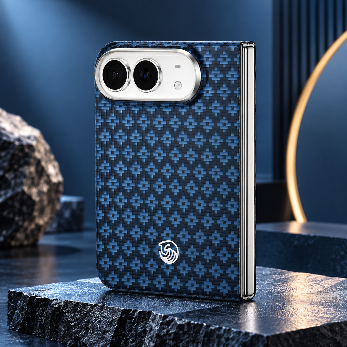 Benks ArmorGrid Air Obsidian Beyond Blue Case built with Kevlar iPhone Duo (Great Combo) (Beyond Blue) (Code:5250)