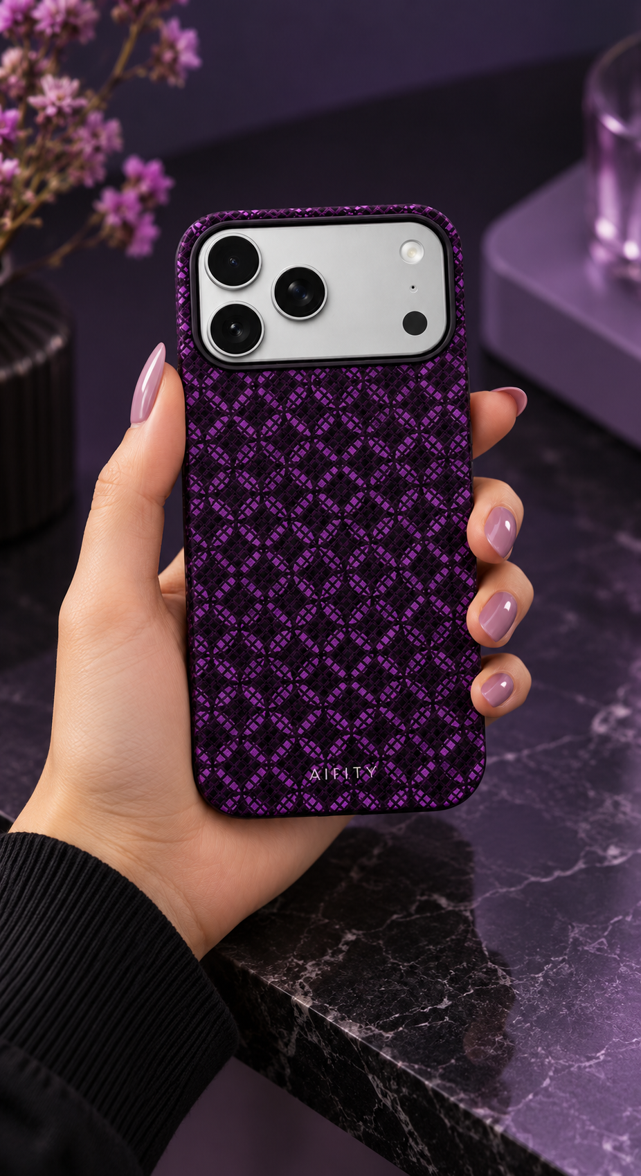 AIRITY Loong Armor Case For iPhone 17 Pro Max / 18 Pro Max (Purple) (Code:5264)