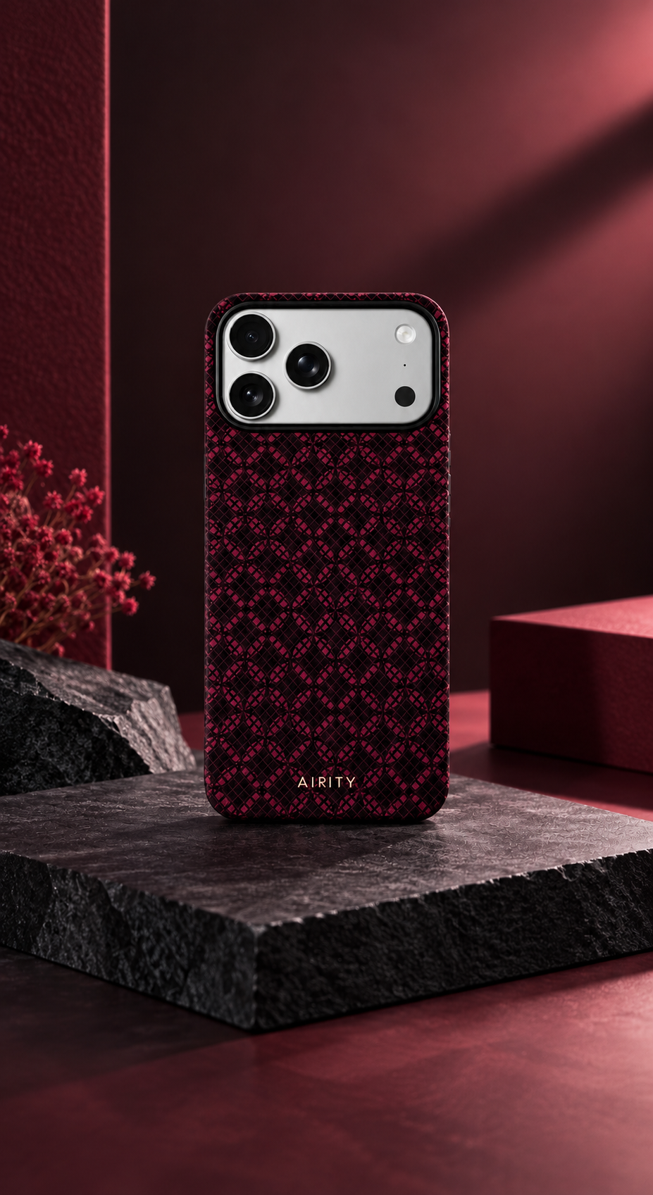 AIRITY Loong Armor Case For iPhone 17 Pro / 18 Pro (Red) (Code:5265)