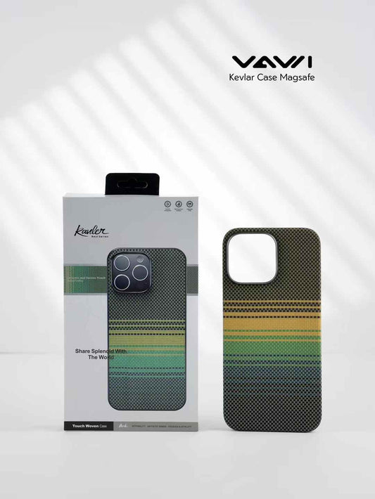 Genuine Kevlar Carbon Fibre Ultra Slim Case for iPhone 16 Pro (Green)