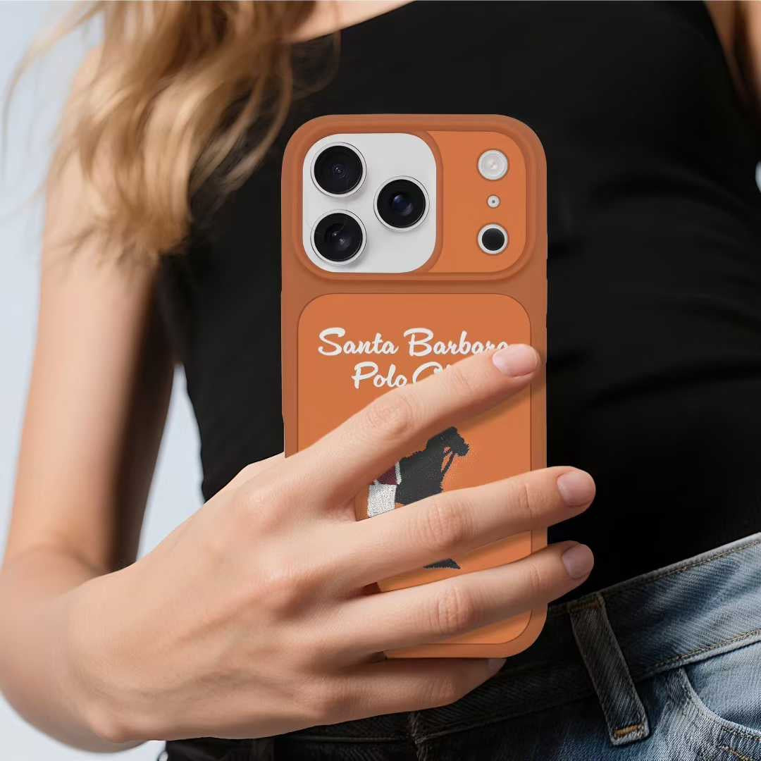 Santa Barbara Polo Raquet Club QUESTA Series for iPhone 17 Pro (Orange)