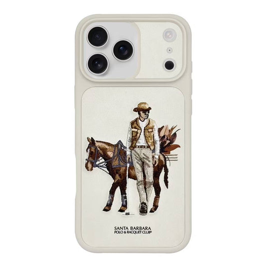 Santa Barbara Polo Raquet Club CEDRIC  Series for iPhone 17 Pro Max (Beige)