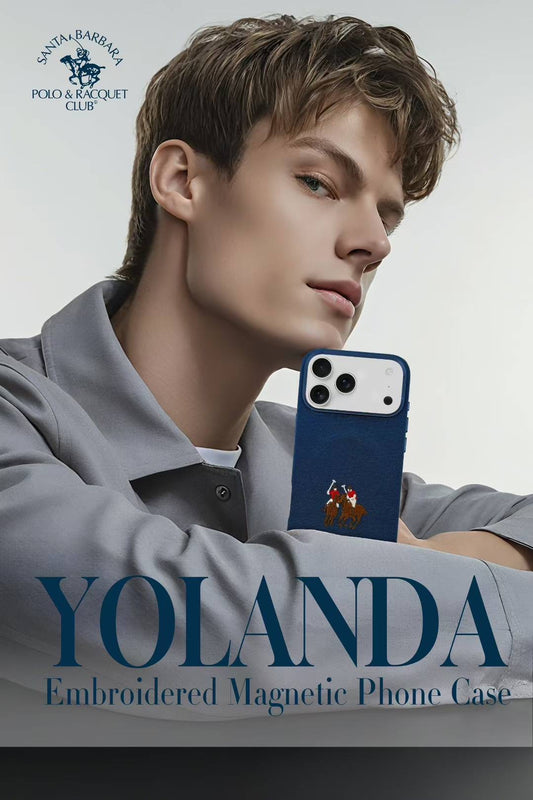 Santa Barbara Polo Raquet Club YOLANDA Series for iPhone 17 Pro Max (Blue)