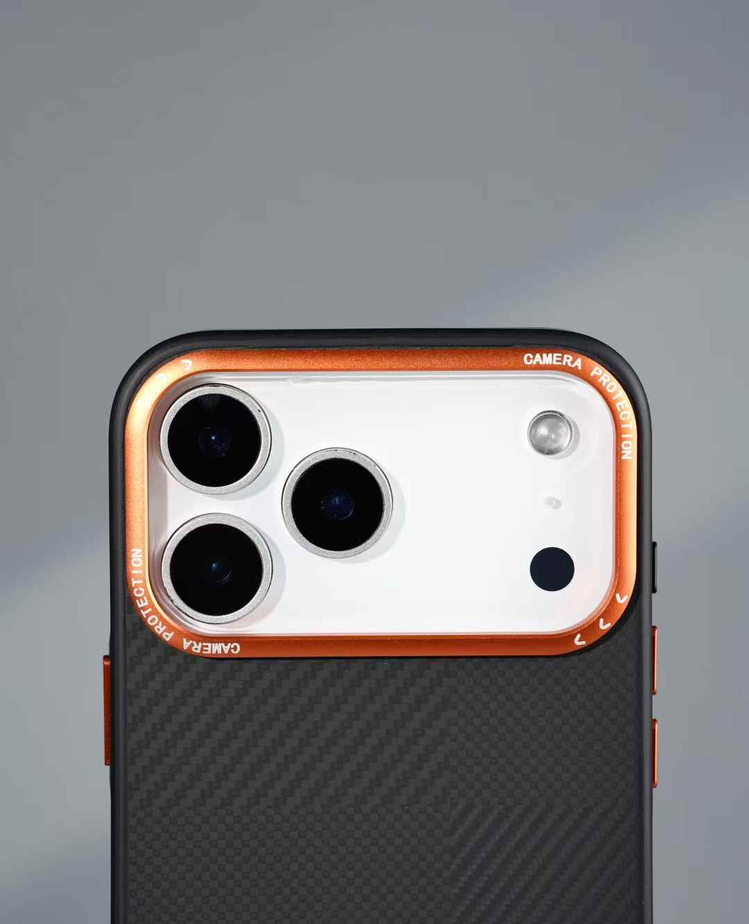 Case for iPhone 17 Pro Max | Metal Camera Ring Hard Carbon Fibre Magsafe Case
