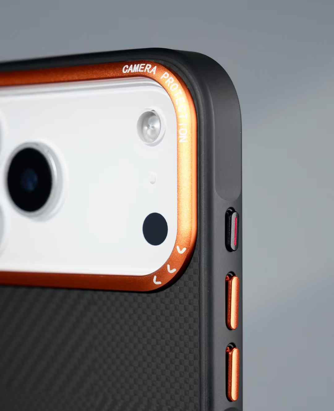 Case for iPhone 17 Pro Max | Metal Camera Ring Hard Carbon Fibre Magsafe Case