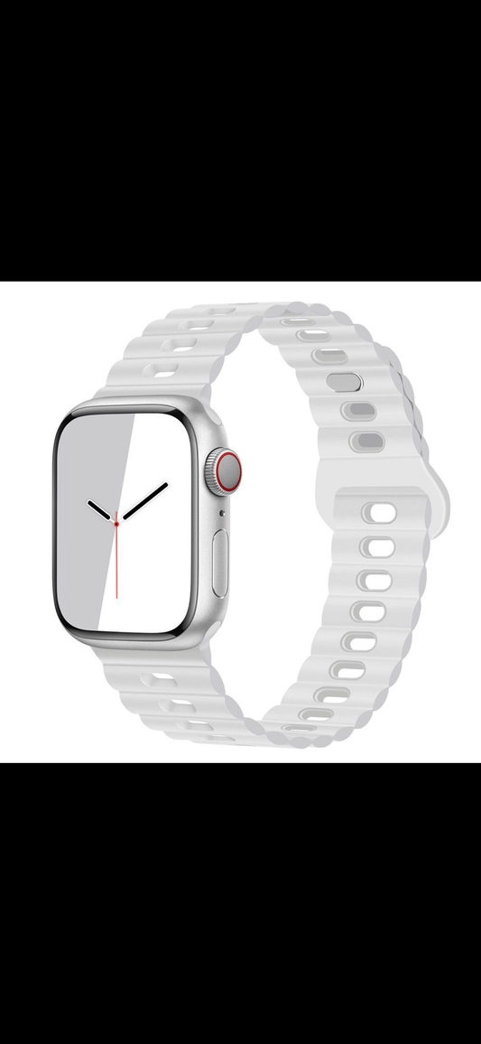 New Style Silicon Watch Band for 42/44/45 & 49 mm (WHITE)