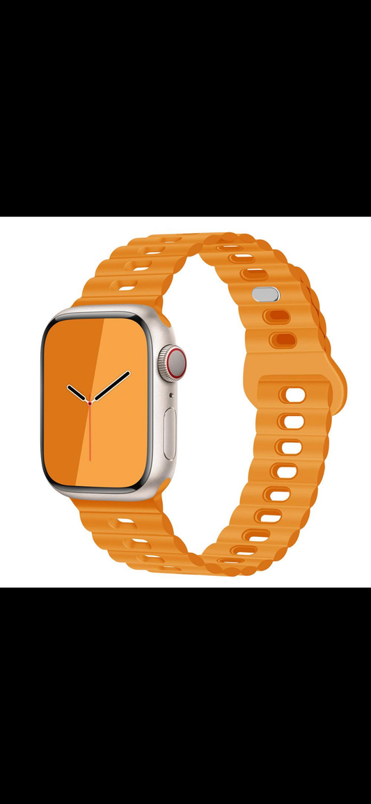 New Style Silicon Watch Band for 42/44/45 & 49 mm (YELLOW)