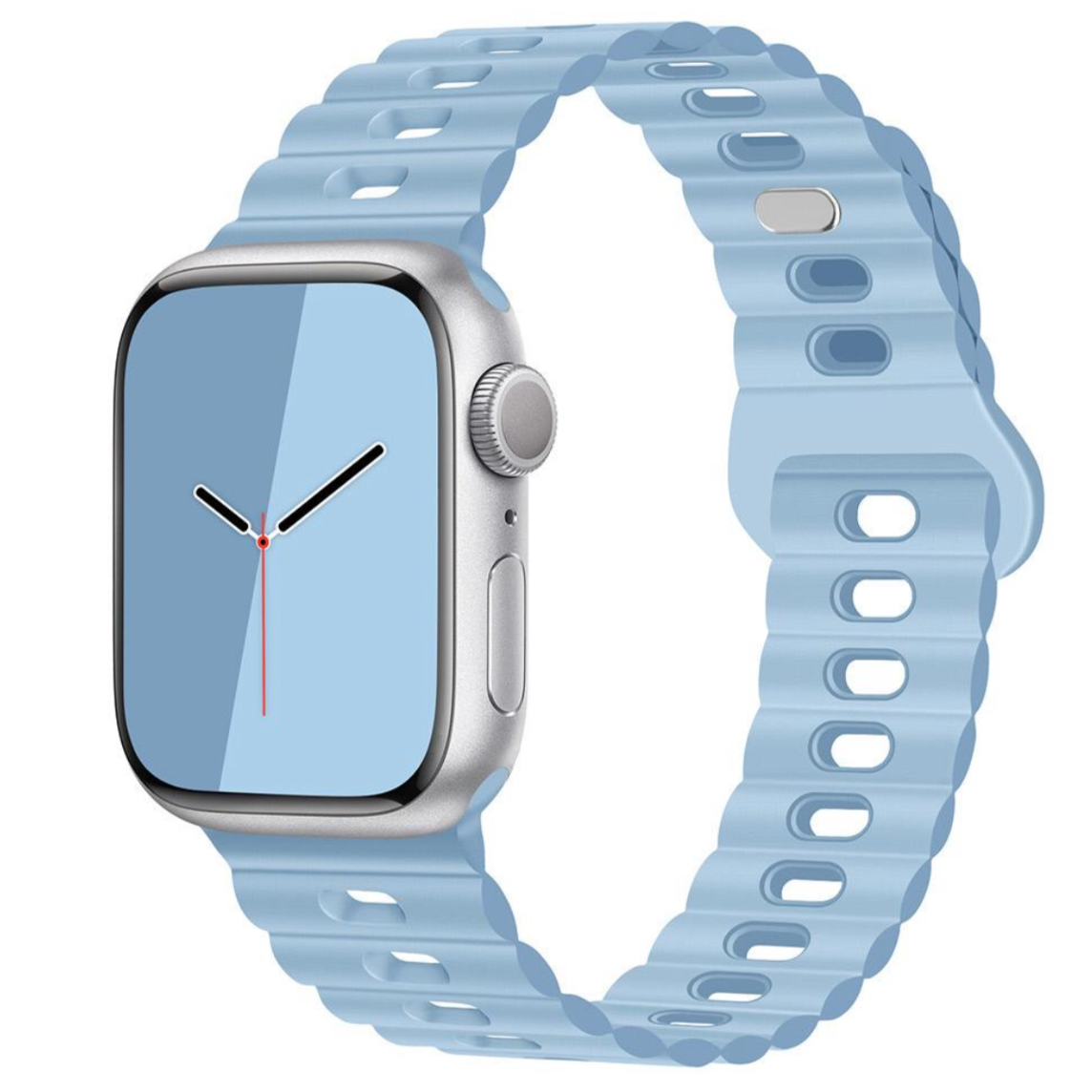 New Style Silicon Watch Band for 42/44/45 & 49 mm (Light Blue)