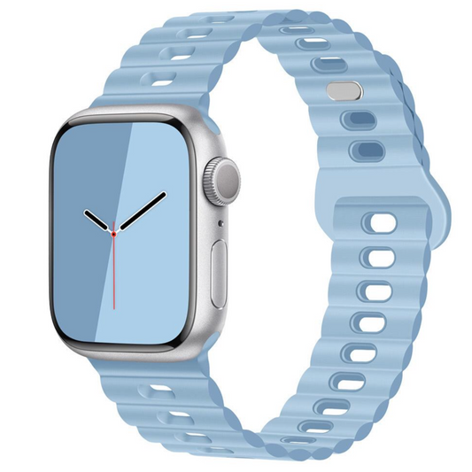 New Style Silicon Watch Band for 42/44/45 & 49 mm (Light Blue)