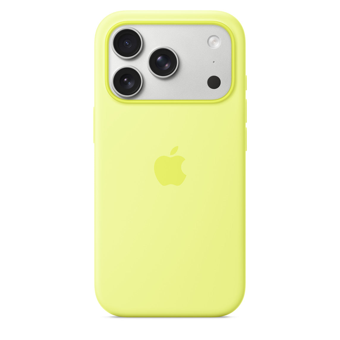 Logo Silicon Case for iPhone 17 Pro (Neon Yellow)