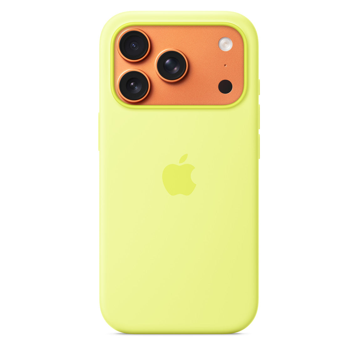 Logo Silicon Case for iPhone 17 Pro (Neon Yellow)