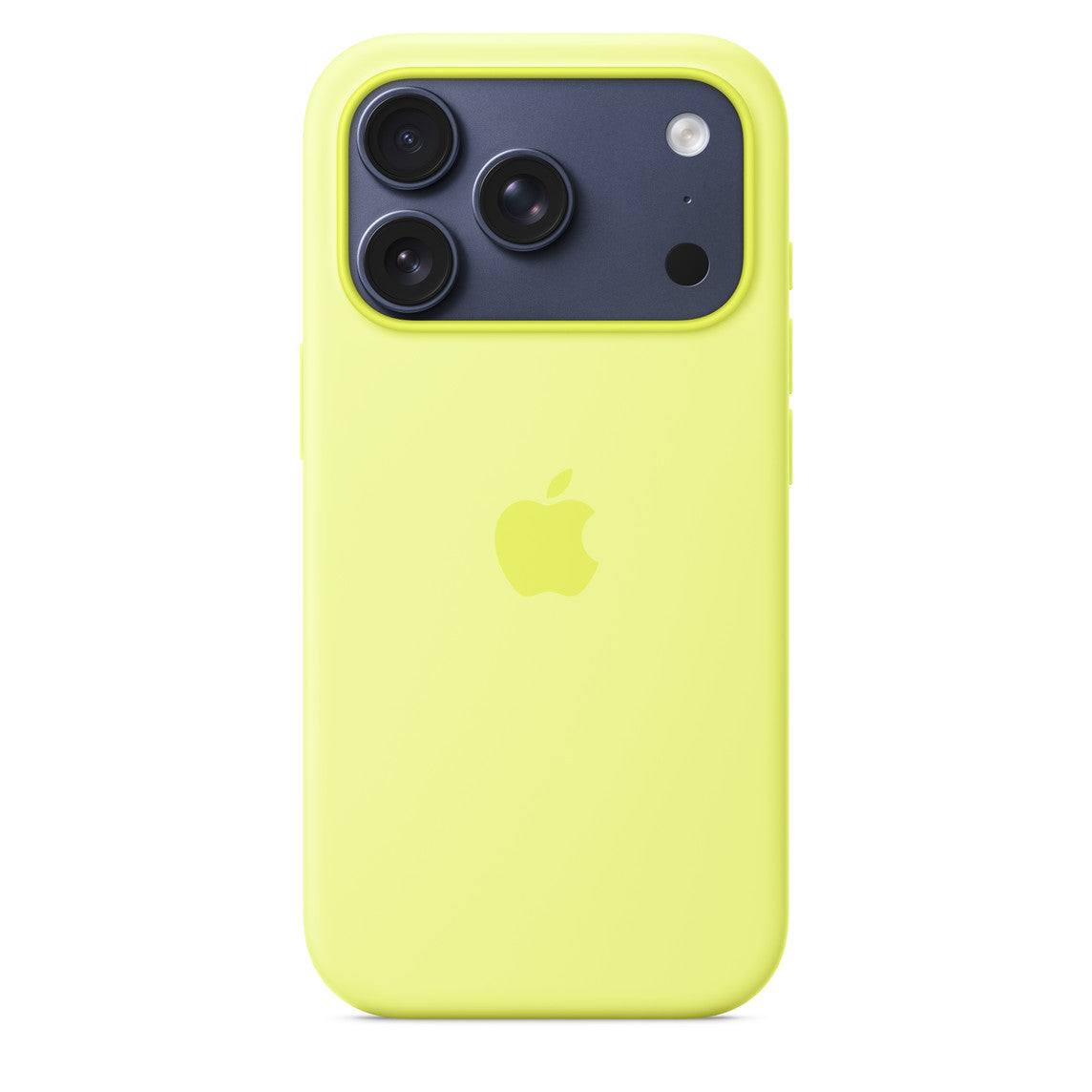 Logo Silicon Case for iPhone 17 Pro (Neon Yellow)
