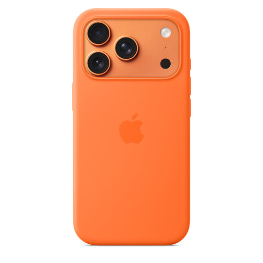 Logo Silicon Case for iPhone 17 Pro (Orange)