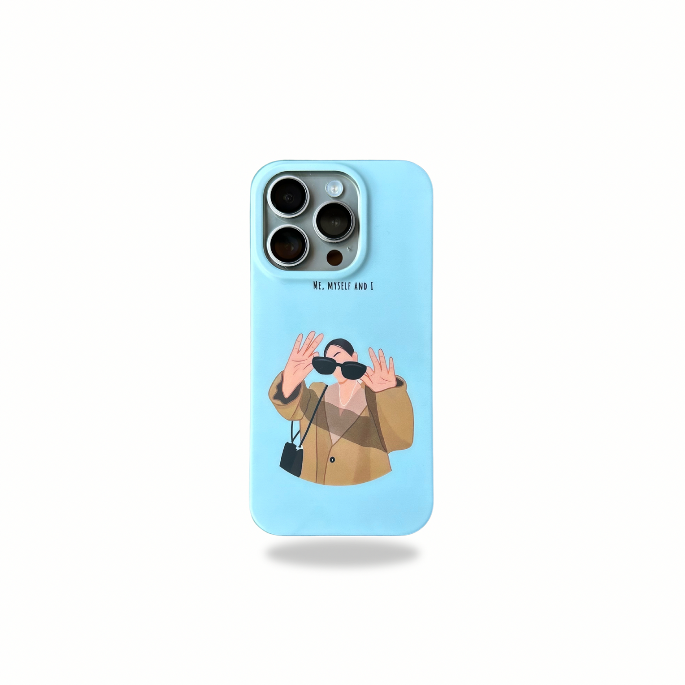 Me Myself & I Designer Matte Finish Case for iPhone 15