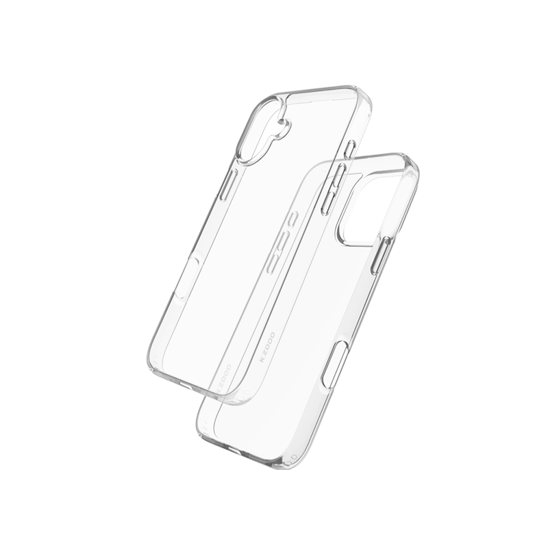 KZDOO Ultra Clear Hard PC Transparent  Case for iPhone 16 Pro (Clear Transparent)