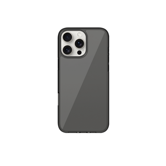 KZDOO Ultra Clear Transparent Case for iPhone 16 Pro (Smoke Grey)