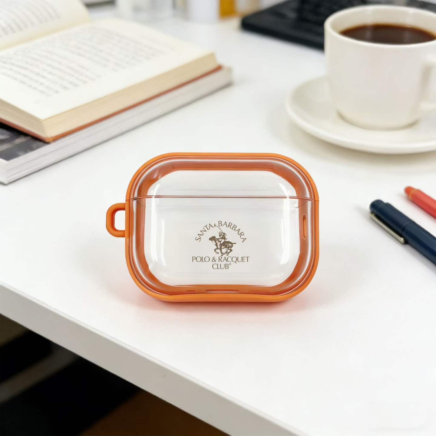 Santa Barbara Polo Transparent Airpods Case for Airpods Pro 3