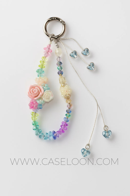 Aesthetic Sparkling Wrist Strap Mobile Charm  (Design 1)