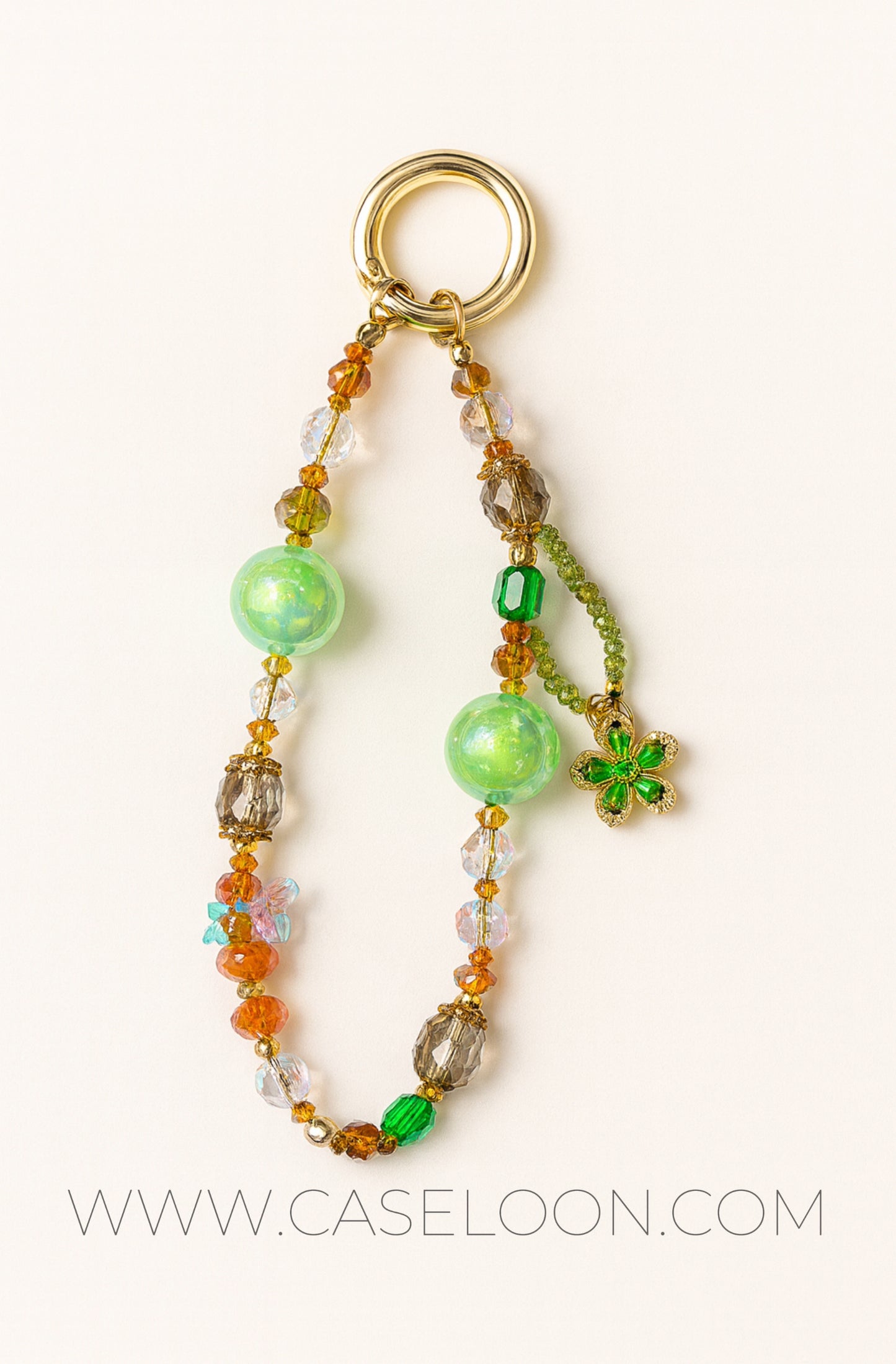 Aesthetic Sparkling Wrist Strap Mobile Charm  (Design 31)