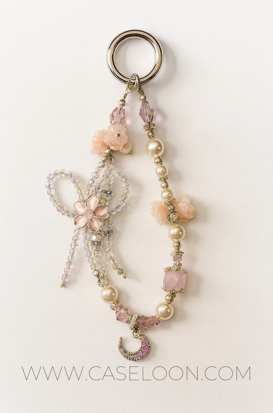 Aesthetic Sparkling Wrist Strap Mobile Charm  (Design 29)