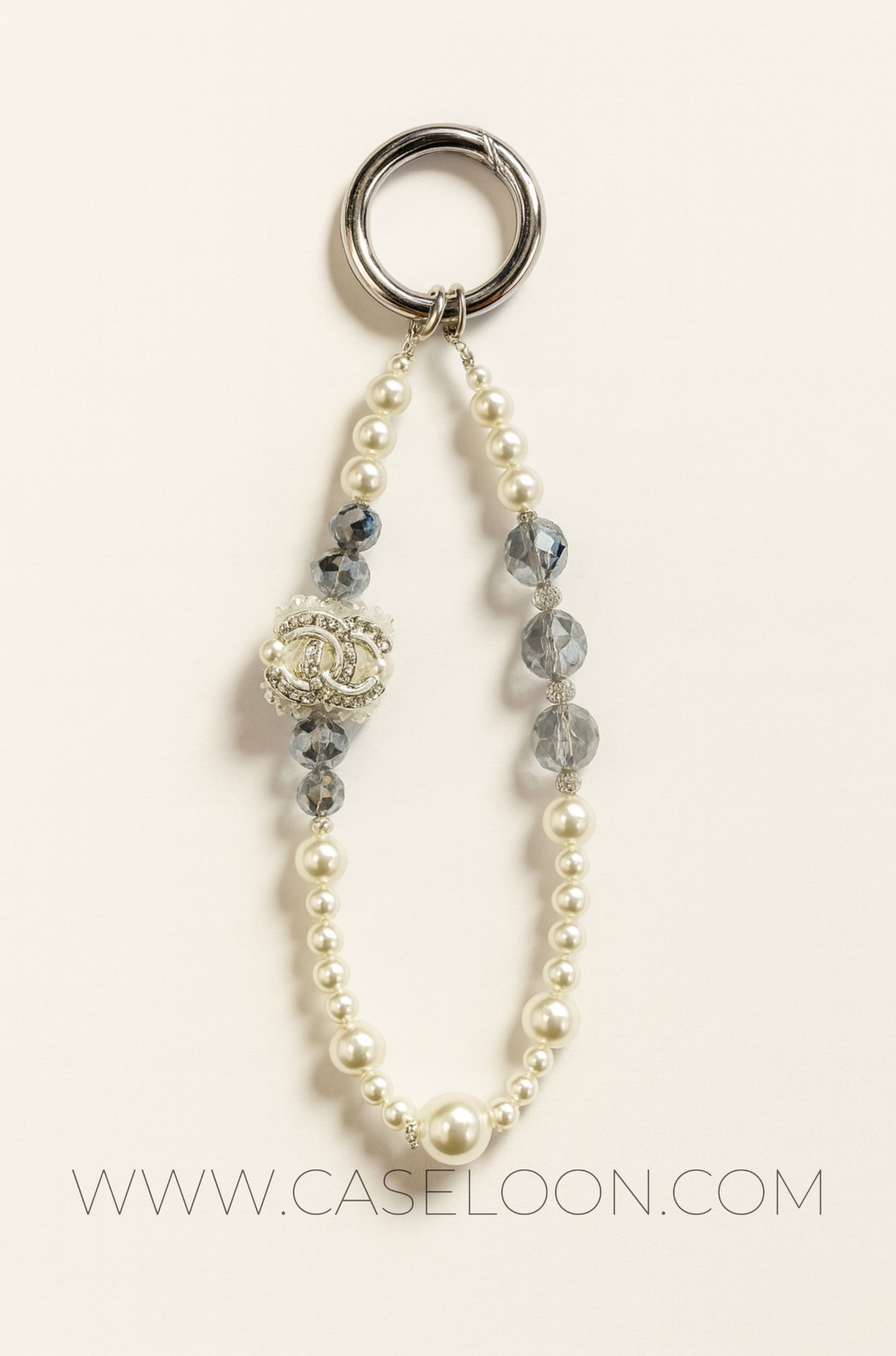 Aesthetic Sparkling Wrist Strap Mobile Charm  (Design 27)